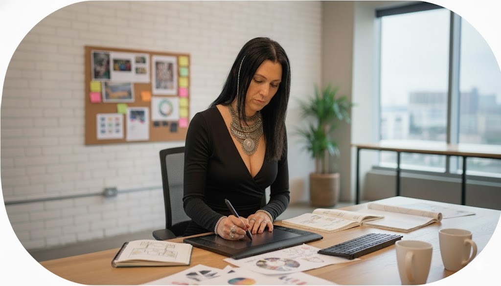 Nicky Hornstein - Nyx Web Design studio portrait.